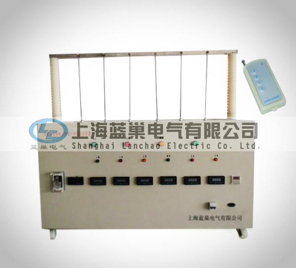 LCJX-6S遙控型絕緣靴絕緣手套耐壓儀是上海藍(lán)巢電氣根據(jù)國家電力公司發(fā)布的《電力安全工器具預(yù)防性試驗(yàn)規(guī)程》要求，并遵從廣大用戶反饋意見，不斷改進(jìn)而設(shè)計(jì)生產(chǎn)的絕緣靴（手套）批量試驗(yàn)的專用設(shè)備